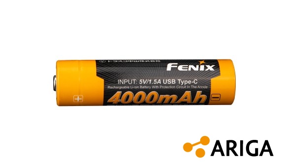 Dobíjecí USB-C baterie Fenix 18650 4000 mAh (Li-Ion)