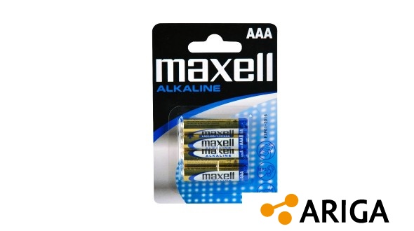 AAA alkalická baterie Maxell 4ks