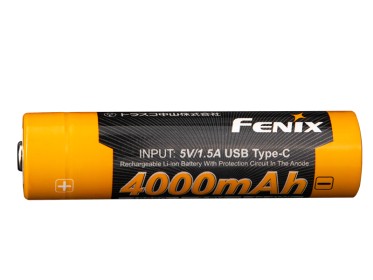 Dobíjecí USB-C baterie Fenix 18650 4000 mAh (Li-Ion)