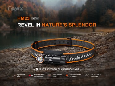 Čelovka Fenix HM23 V2.0